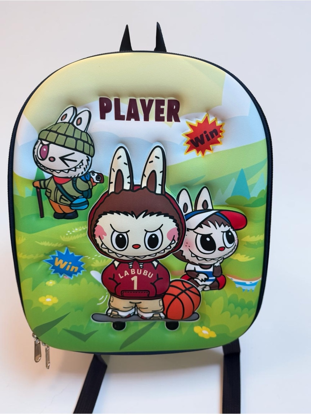 NWOT Kids Green Cartoon Backpack - Unbranded